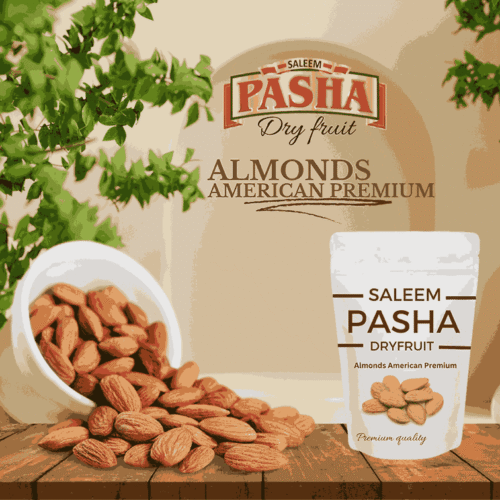 ALMONDS AMERICAN PREMIUM (مغزبادام امریکن بڑا)