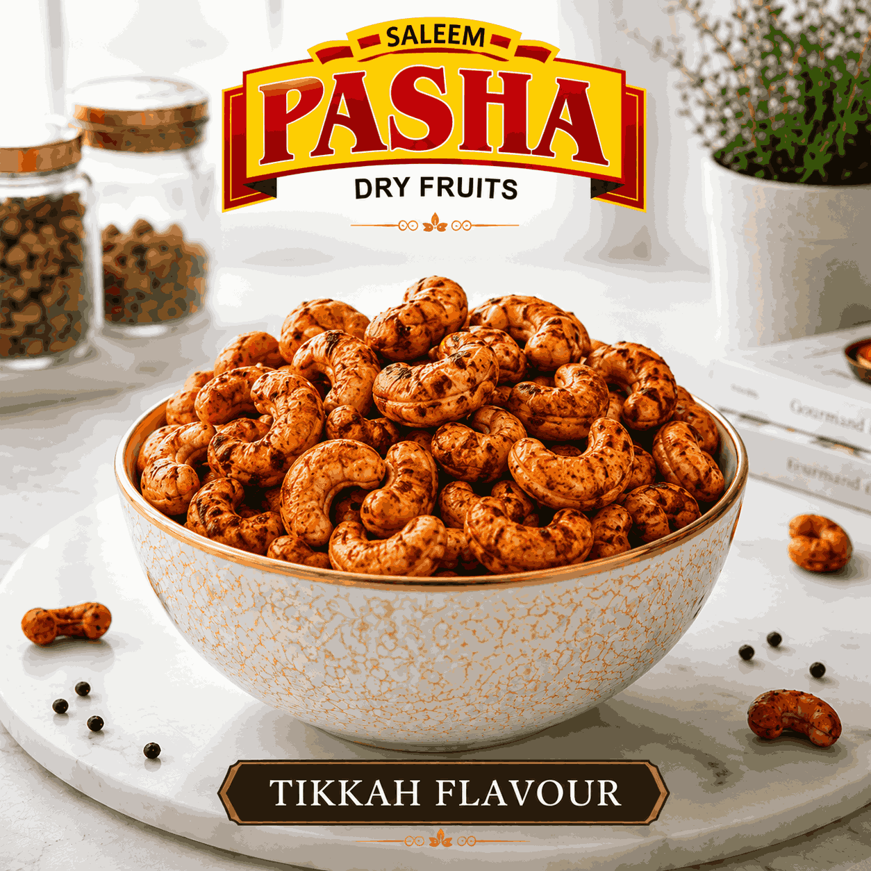 Buy Best Dry Fruits in Pakistan | Online Premium Dry Fruits ROASTED CASHEW - TIKKAH FLAVOUR
